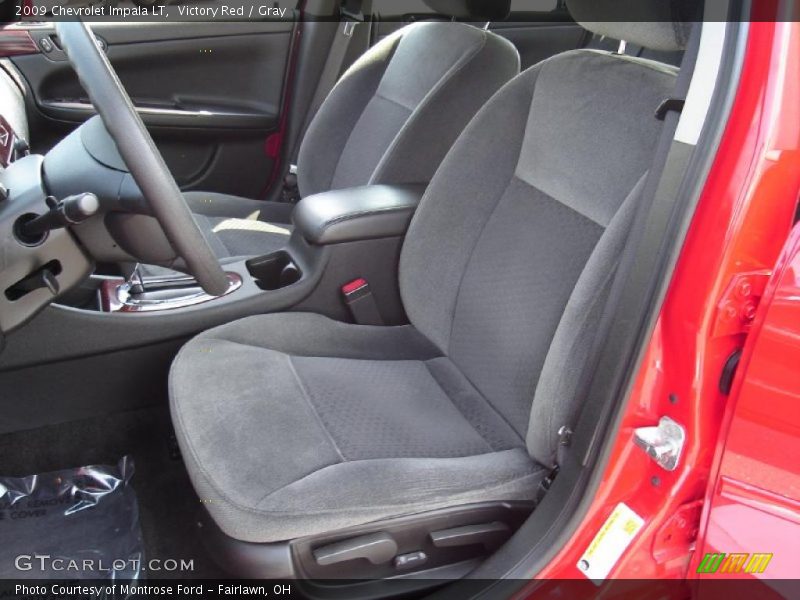 Victory Red / Gray 2009 Chevrolet Impala LT