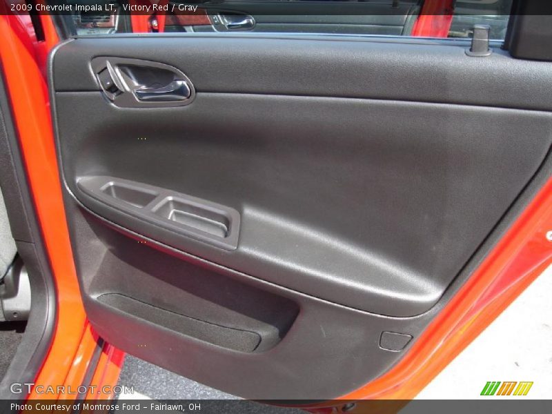 Victory Red / Gray 2009 Chevrolet Impala LT