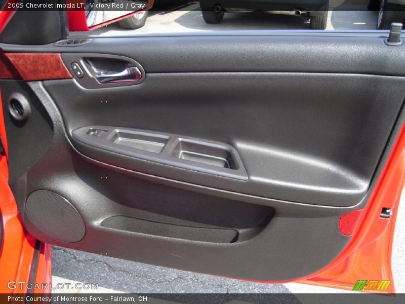 Victory Red / Gray 2009 Chevrolet Impala LT