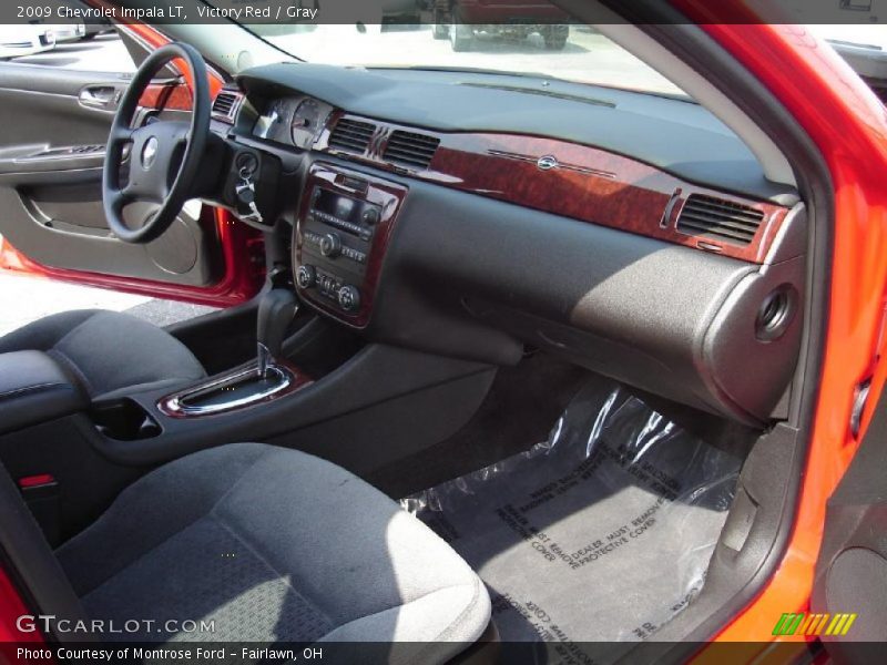 Victory Red / Gray 2009 Chevrolet Impala LT