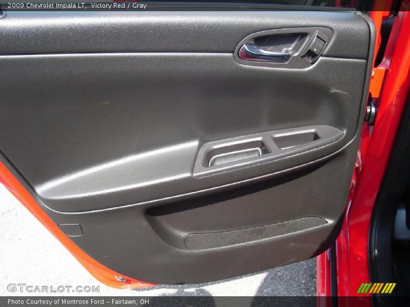 Victory Red / Gray 2009 Chevrolet Impala LT