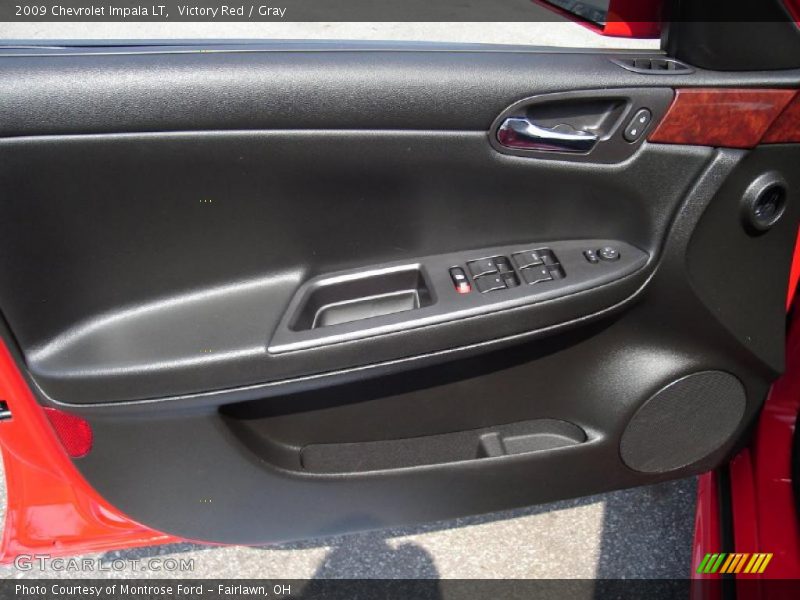 Victory Red / Gray 2009 Chevrolet Impala LT