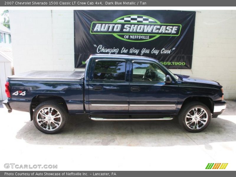 Dark Blue Metallic / Tan 2007 Chevrolet Silverado 1500 Classic LT Crew Cab 4x4