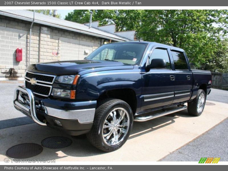 Dark Blue Metallic / Tan 2007 Chevrolet Silverado 1500 Classic LT Crew Cab 4x4