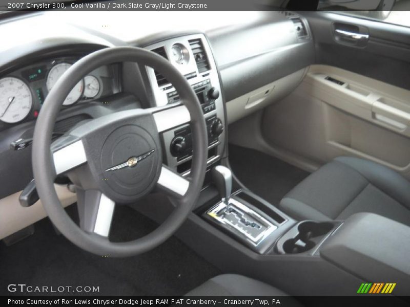 Cool Vanilla / Dark Slate Gray/Light Graystone 2007 Chrysler 300