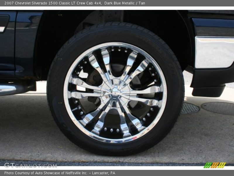 Dark Blue Metallic / Tan 2007 Chevrolet Silverado 1500 Classic LT Crew Cab 4x4