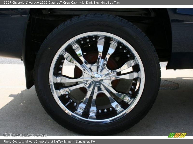 Dark Blue Metallic / Tan 2007 Chevrolet Silverado 1500 Classic LT Crew Cab 4x4