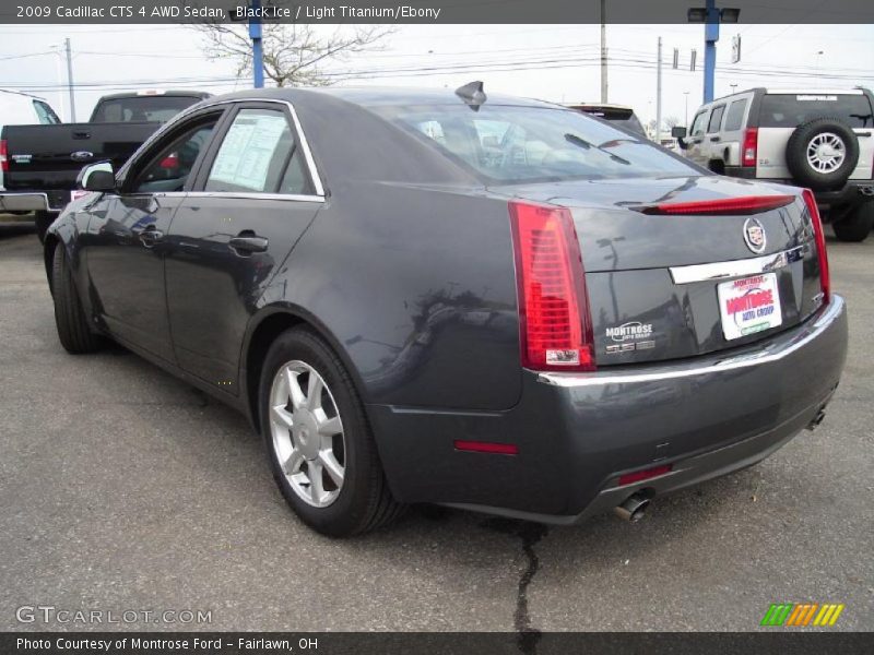 Black Ice / Light Titanium/Ebony 2009 Cadillac CTS 4 AWD Sedan