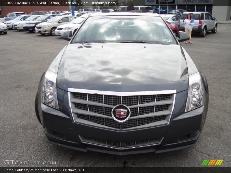 Black Ice / Light Titanium/Ebony 2009 Cadillac CTS 4 AWD Sedan