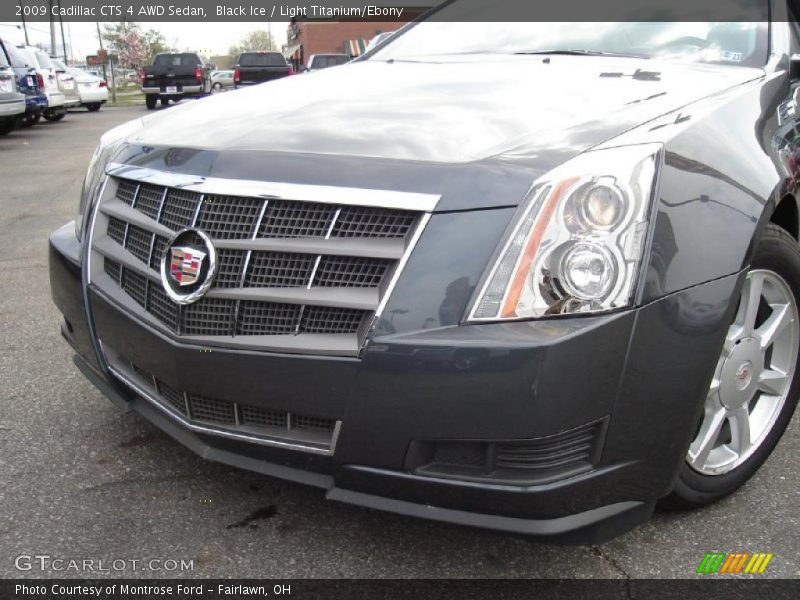 Black Ice / Light Titanium/Ebony 2009 Cadillac CTS 4 AWD Sedan