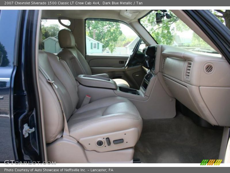 Dark Blue Metallic / Tan 2007 Chevrolet Silverado 1500 Classic LT Crew Cab 4x4