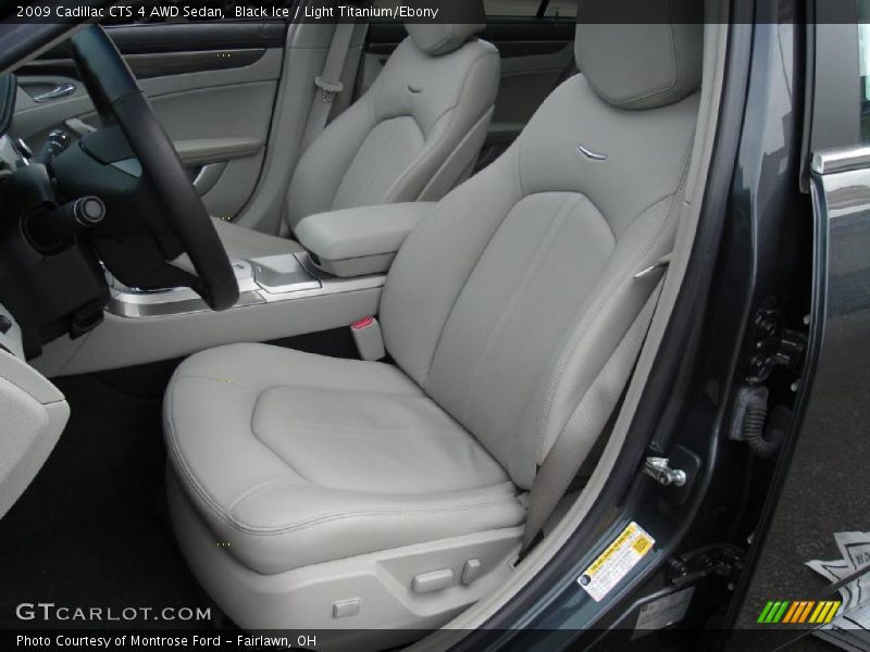 Black Ice / Light Titanium/Ebony 2009 Cadillac CTS 4 AWD Sedan