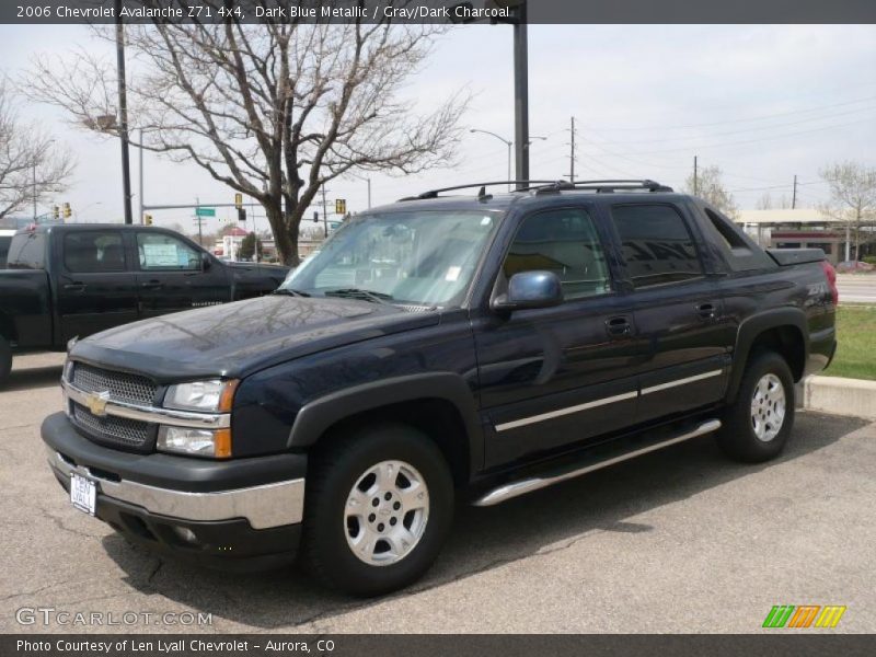 Dark Blue Metallic / Gray/Dark Charcoal 2006 Chevrolet Avalanche Z71 4x4