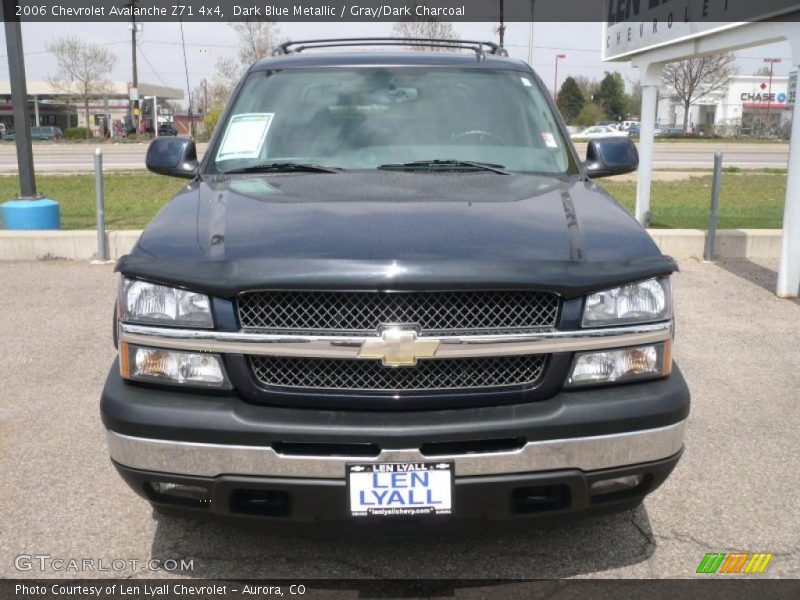 Dark Blue Metallic / Gray/Dark Charcoal 2006 Chevrolet Avalanche Z71 4x4