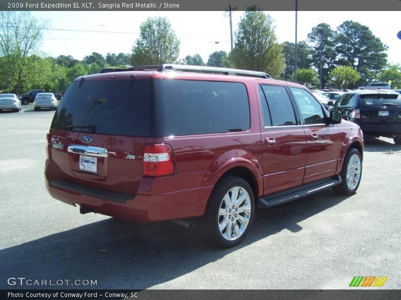 Sangria Red Metallic / Stone 2009 Ford Expedition EL XLT