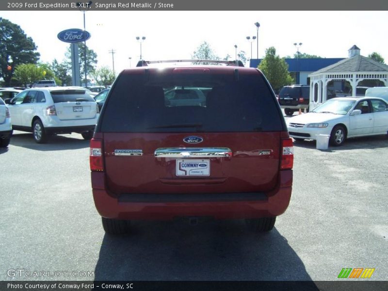 Sangria Red Metallic / Stone 2009 Ford Expedition EL XLT