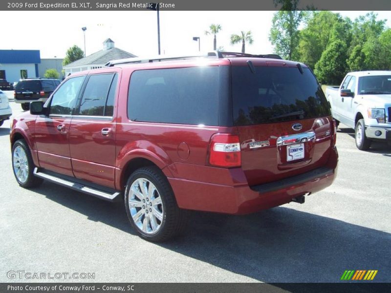Sangria Red Metallic / Stone 2009 Ford Expedition EL XLT