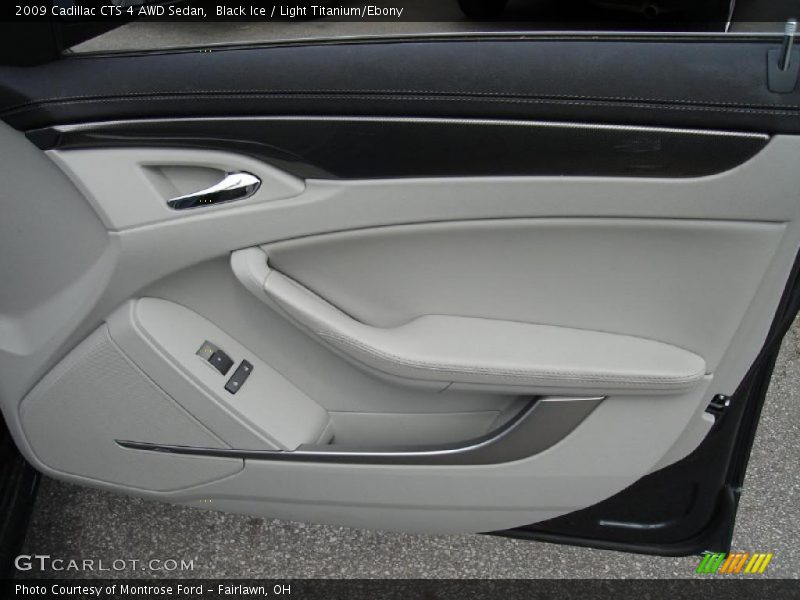 Black Ice / Light Titanium/Ebony 2009 Cadillac CTS 4 AWD Sedan