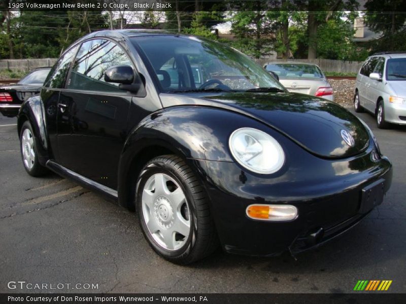 Black / Black 1998 Volkswagen New Beetle 2.0 Coupe
