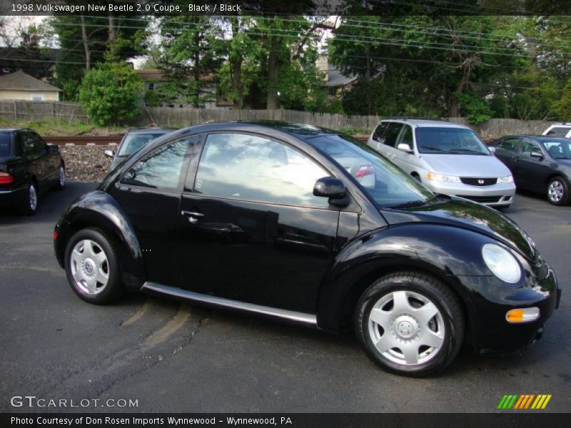 Black / Black 1998 Volkswagen New Beetle 2.0 Coupe
