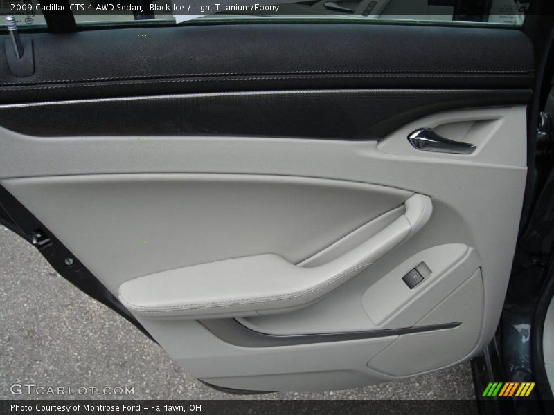 Black Ice / Light Titanium/Ebony 2009 Cadillac CTS 4 AWD Sedan