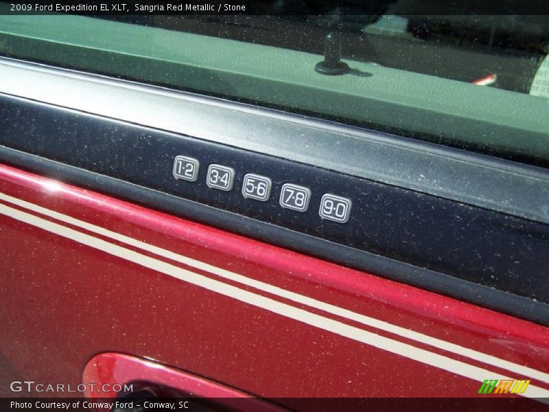 Sangria Red Metallic / Stone 2009 Ford Expedition EL XLT