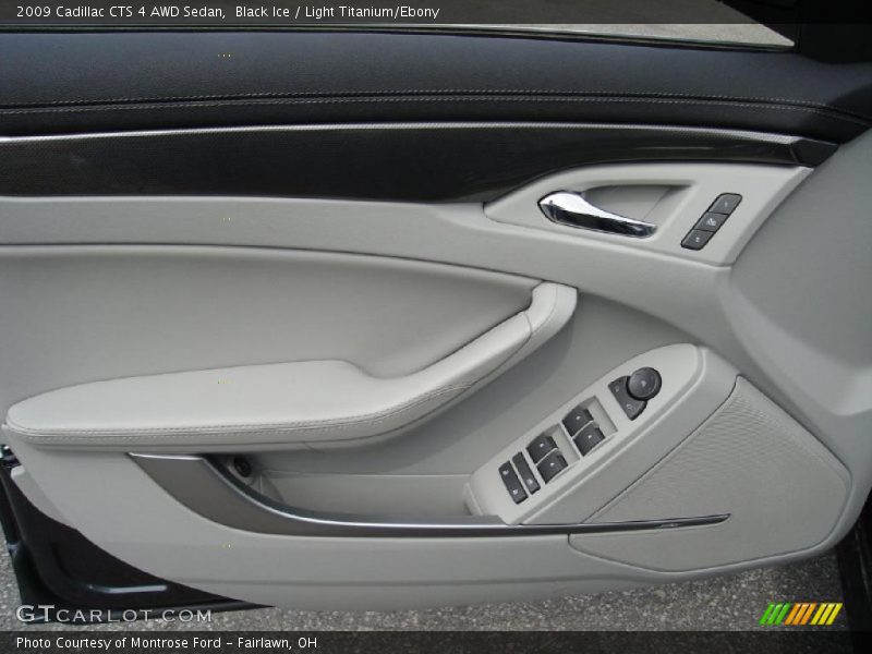Black Ice / Light Titanium/Ebony 2009 Cadillac CTS 4 AWD Sedan