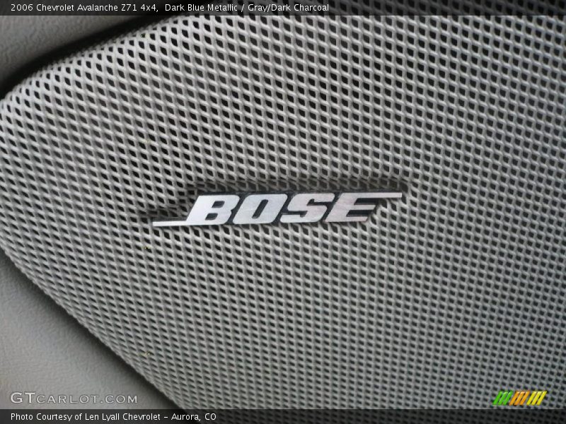 Dark Blue Metallic / Gray/Dark Charcoal 2006 Chevrolet Avalanche Z71 4x4