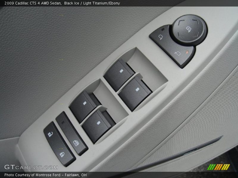 Black Ice / Light Titanium/Ebony 2009 Cadillac CTS 4 AWD Sedan