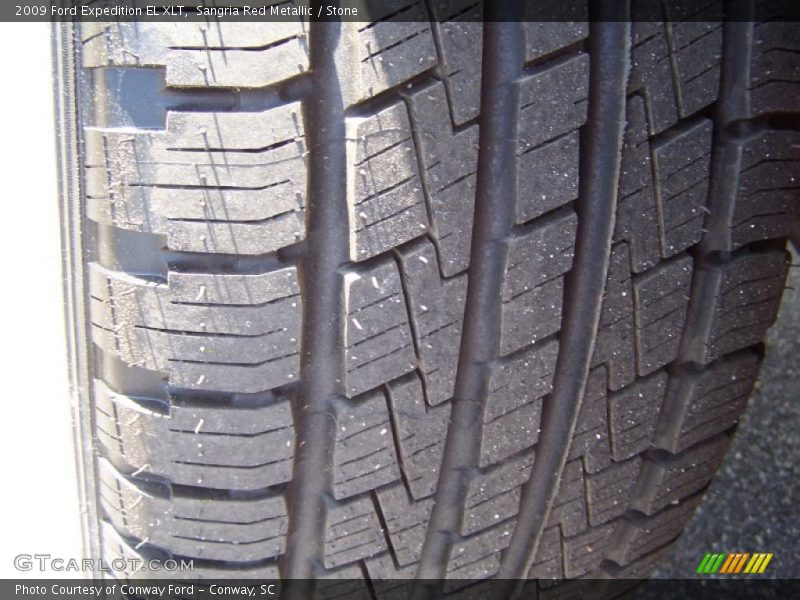 Sangria Red Metallic / Stone 2009 Ford Expedition EL XLT