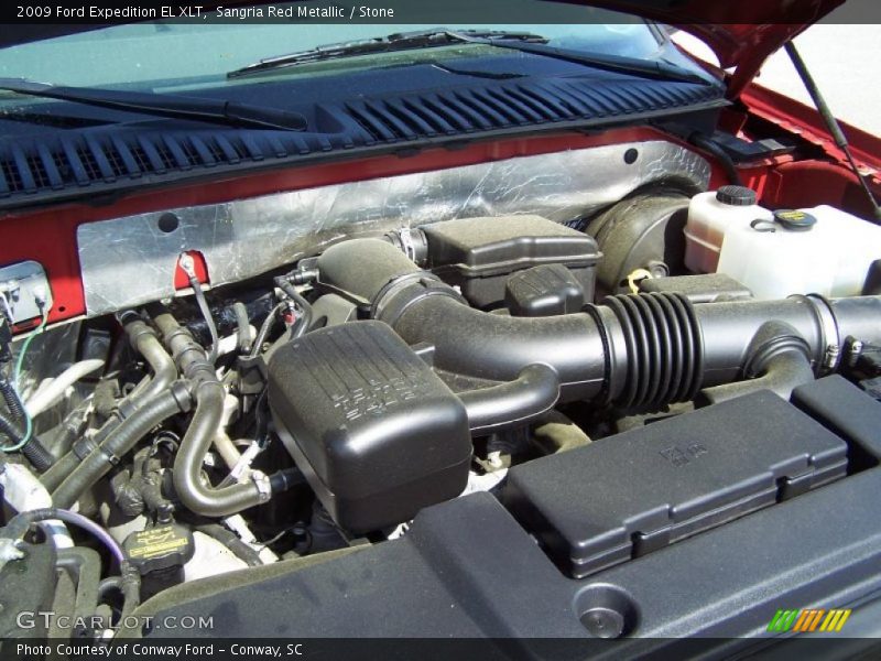 Sangria Red Metallic / Stone 2009 Ford Expedition EL XLT
