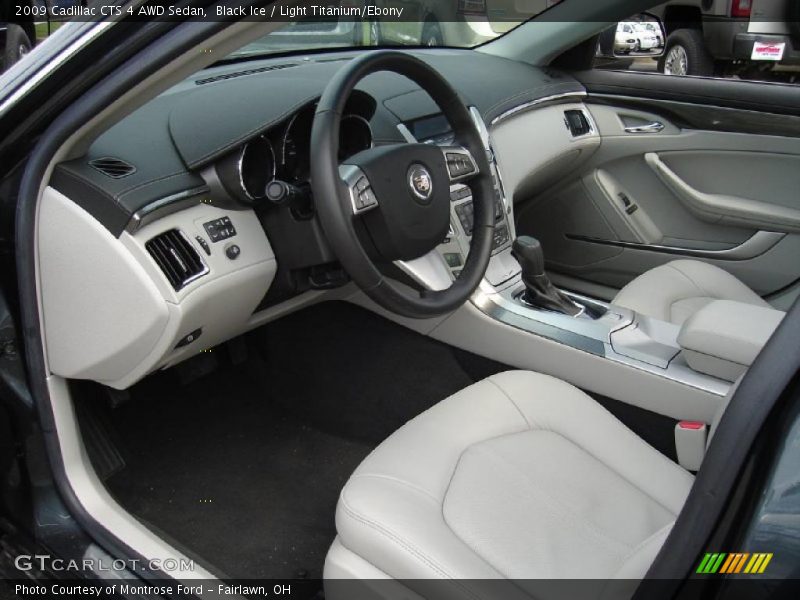 Black Ice / Light Titanium/Ebony 2009 Cadillac CTS 4 AWD Sedan