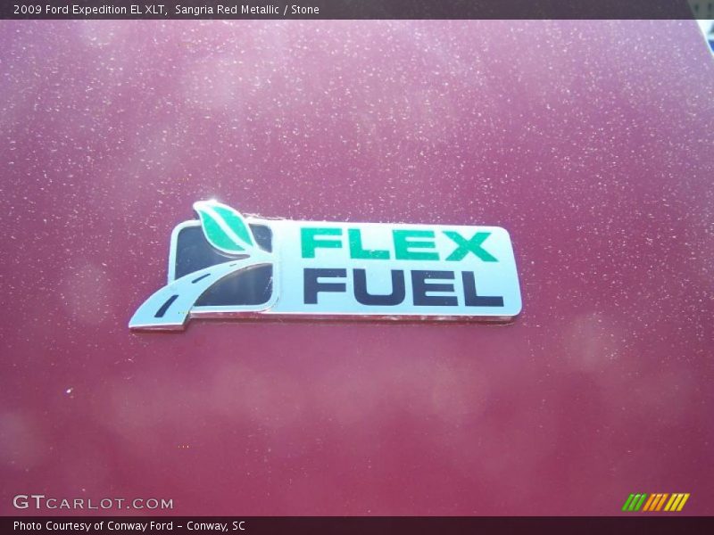 Sangria Red Metallic / Stone 2009 Ford Expedition EL XLT