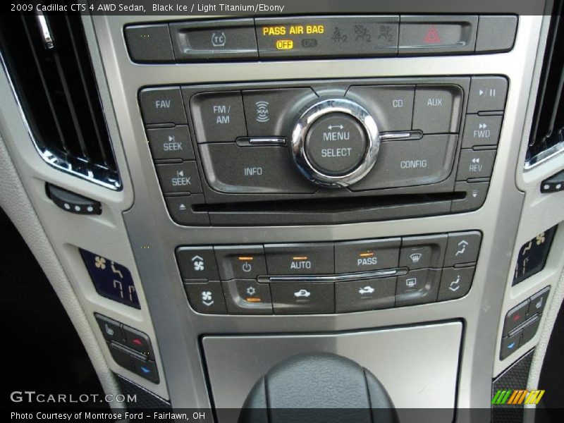 Black Ice / Light Titanium/Ebony 2009 Cadillac CTS 4 AWD Sedan