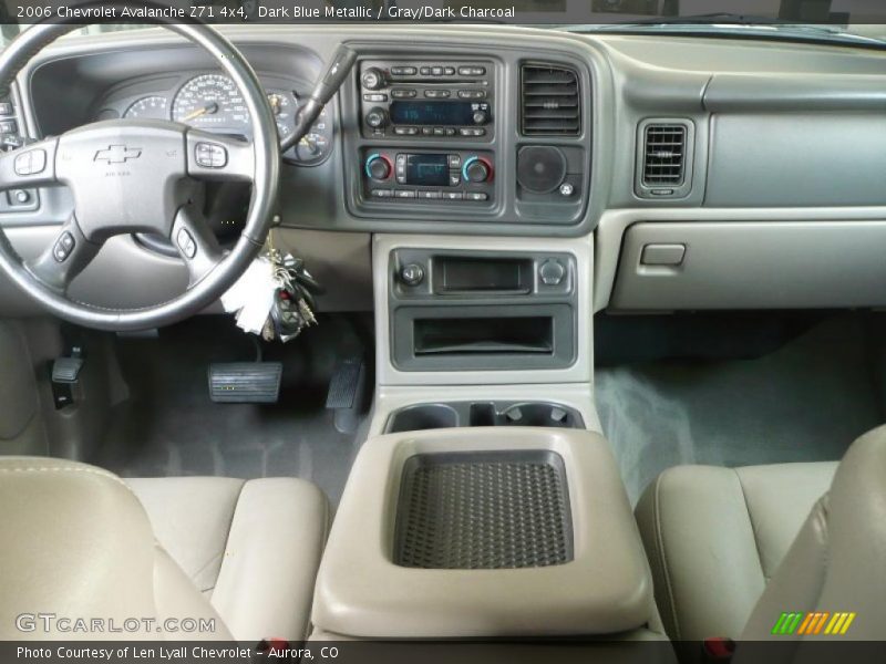 Dark Blue Metallic / Gray/Dark Charcoal 2006 Chevrolet Avalanche Z71 4x4