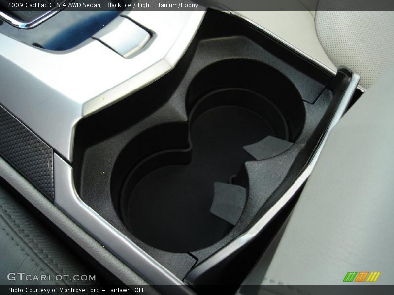Black Ice / Light Titanium/Ebony 2009 Cadillac CTS 4 AWD Sedan