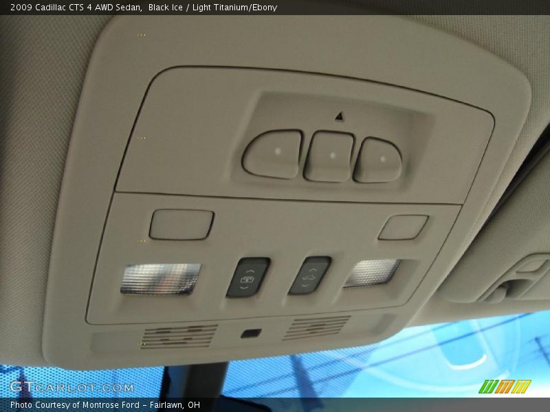 Black Ice / Light Titanium/Ebony 2009 Cadillac CTS 4 AWD Sedan