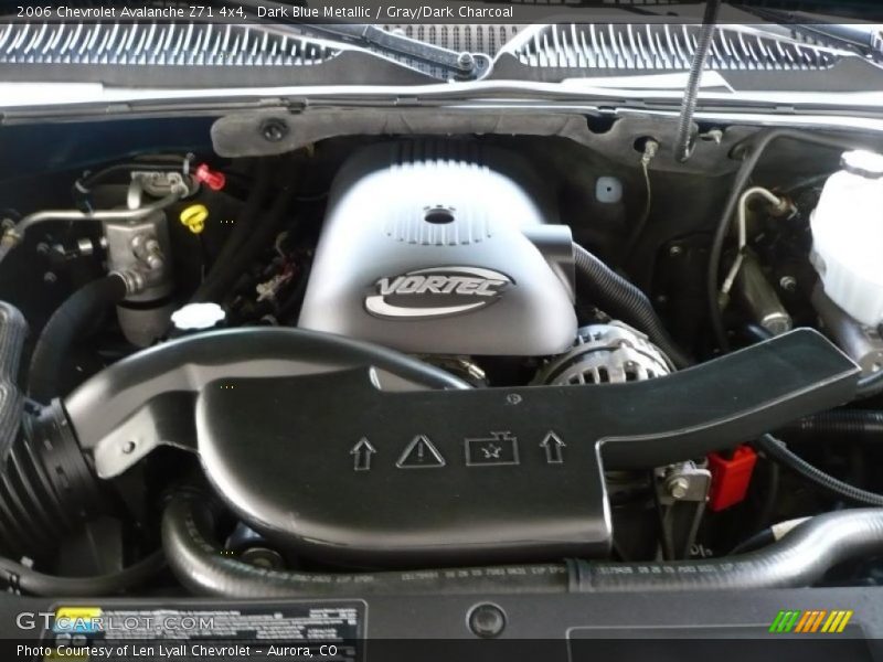 Dark Blue Metallic / Gray/Dark Charcoal 2006 Chevrolet Avalanche Z71 4x4