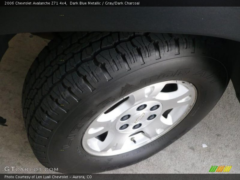 Dark Blue Metallic / Gray/Dark Charcoal 2006 Chevrolet Avalanche Z71 4x4