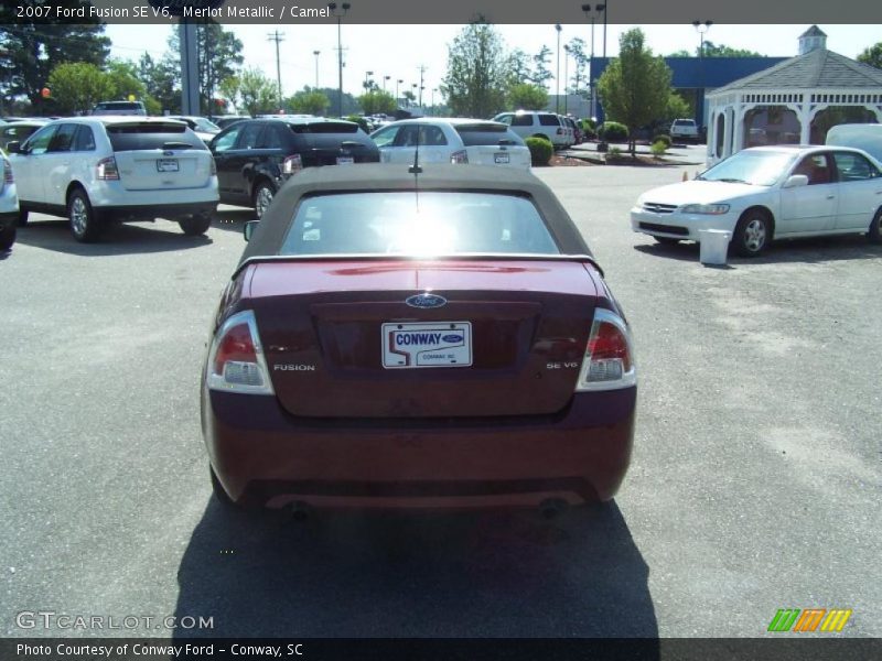 Merlot Metallic / Camel 2007 Ford Fusion SE V6