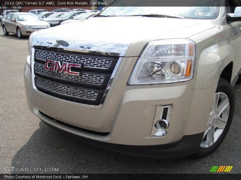 Gold Mist Metallic / Jet Black 2010 GMC Terrain SLT AWD