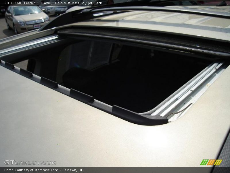 Gold Mist Metallic / Jet Black 2010 GMC Terrain SLT AWD
