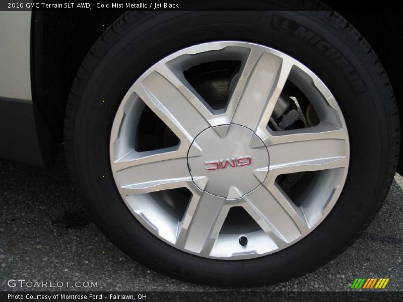 Gold Mist Metallic / Jet Black 2010 GMC Terrain SLT AWD