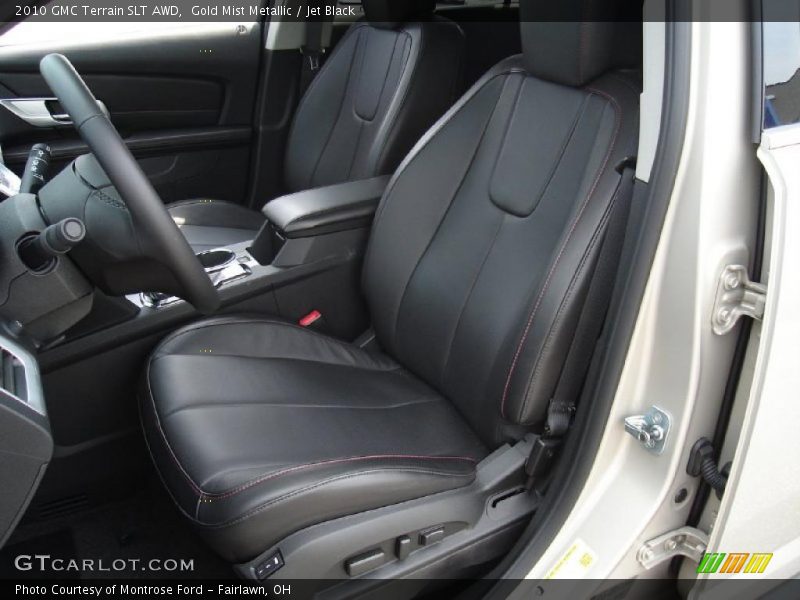 Gold Mist Metallic / Jet Black 2010 GMC Terrain SLT AWD