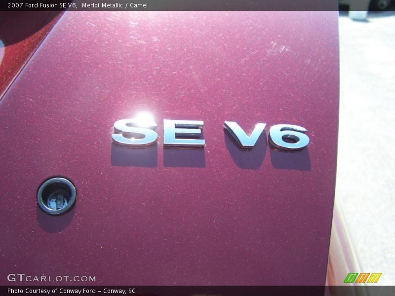 Merlot Metallic / Camel 2007 Ford Fusion SE V6