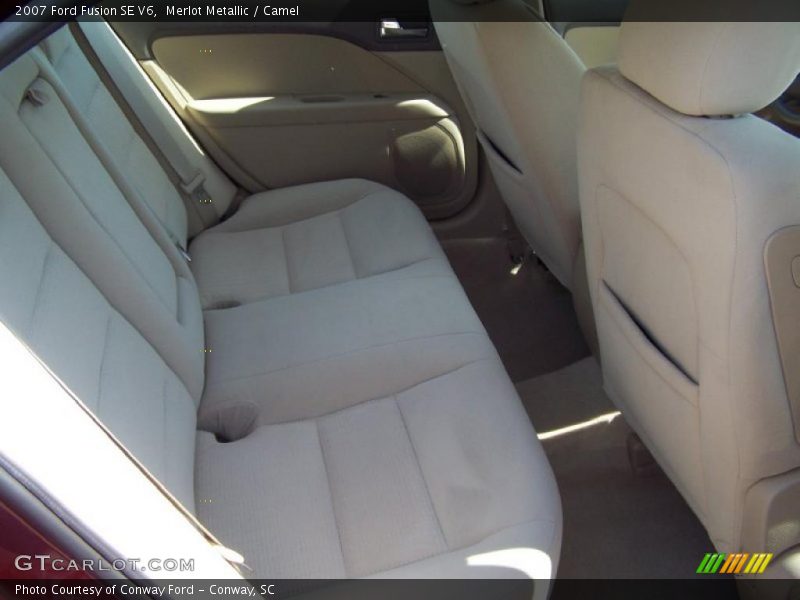 Merlot Metallic / Camel 2007 Ford Fusion SE V6