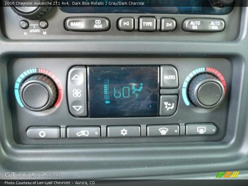 Dark Blue Metallic / Gray/Dark Charcoal 2006 Chevrolet Avalanche Z71 4x4