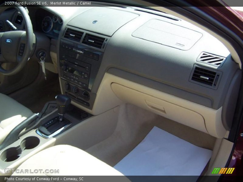 Merlot Metallic / Camel 2007 Ford Fusion SE V6