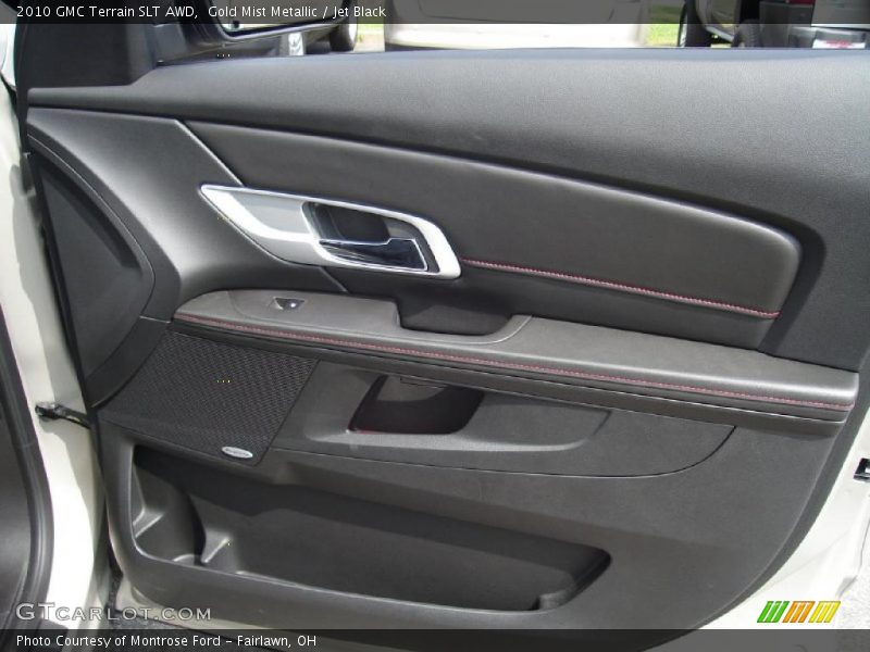 Gold Mist Metallic / Jet Black 2010 GMC Terrain SLT AWD