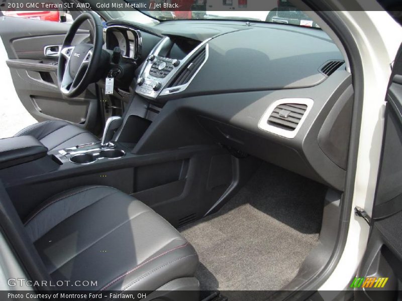 Gold Mist Metallic / Jet Black 2010 GMC Terrain SLT AWD